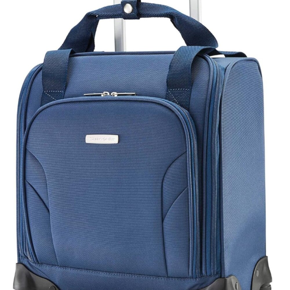 Samsonite Underseat Carry-On Spinner With USB Port, Ocean, One Size